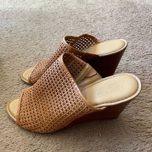 Franco Sarto Wedge Mules